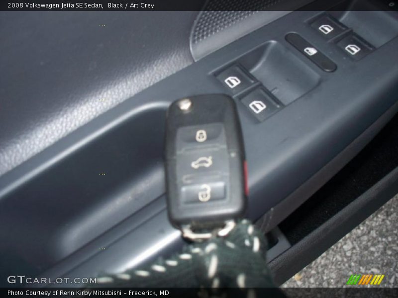 Black / Art Grey 2008 Volkswagen Jetta SE Sedan