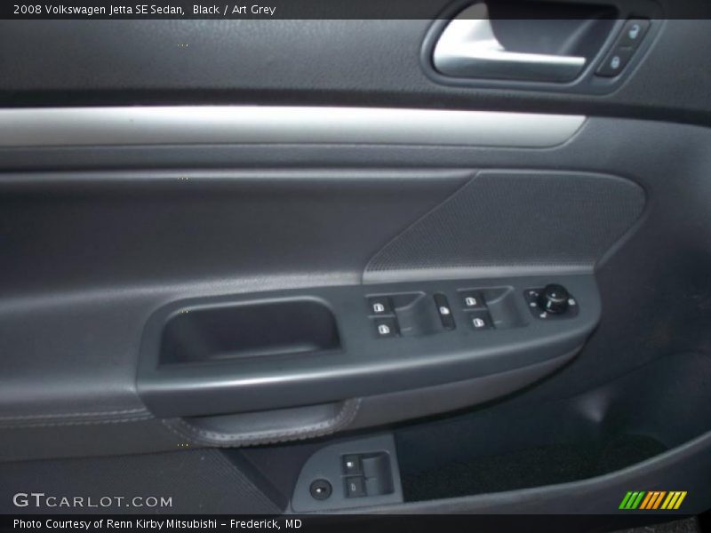 Black / Art Grey 2008 Volkswagen Jetta SE Sedan