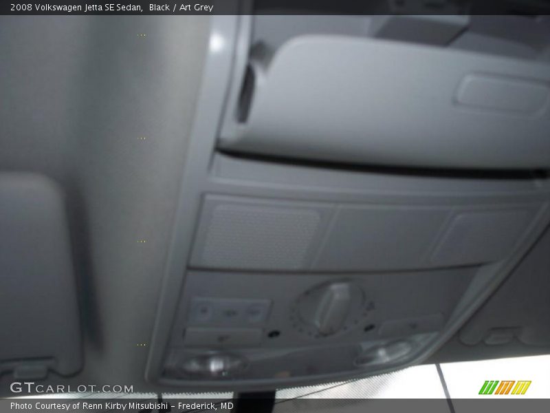 Black / Art Grey 2008 Volkswagen Jetta SE Sedan