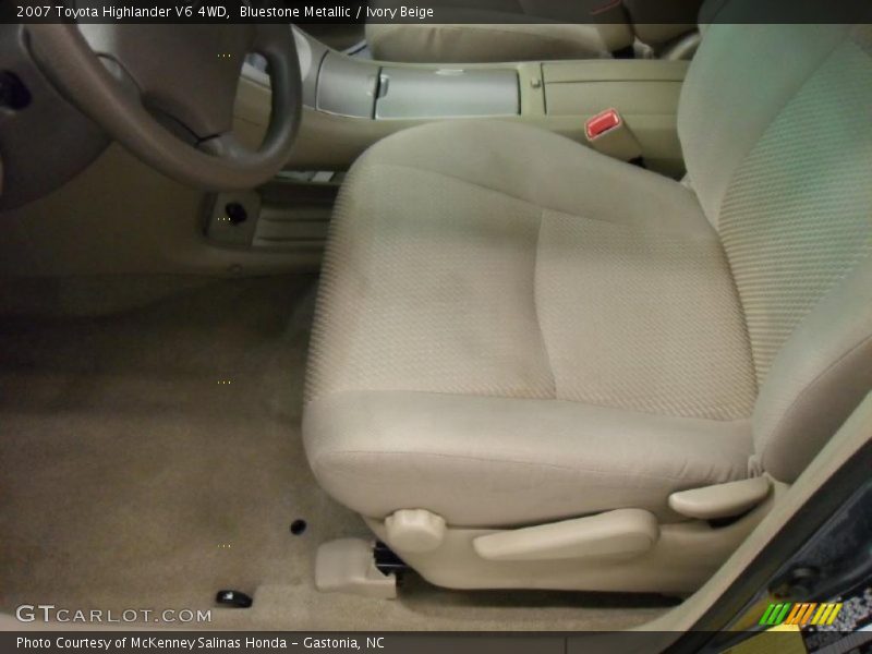 Bluestone Metallic / Ivory Beige 2007 Toyota Highlander V6 4WD