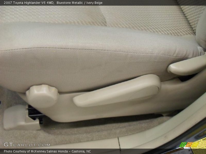 Bluestone Metallic / Ivory Beige 2007 Toyota Highlander V6 4WD