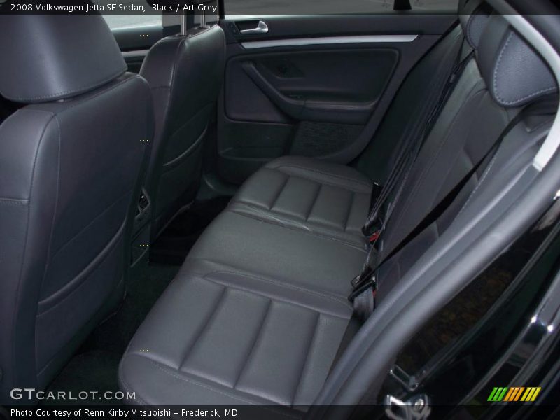 Black / Art Grey 2008 Volkswagen Jetta SE Sedan