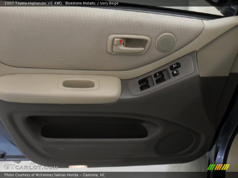 Bluestone Metallic / Ivory Beige 2007 Toyota Highlander V6 4WD