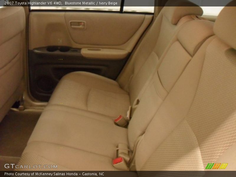 Bluestone Metallic / Ivory Beige 2007 Toyota Highlander V6 4WD
