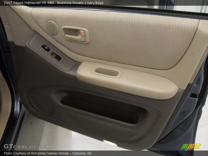 Bluestone Metallic / Ivory Beige 2007 Toyota Highlander V6 4WD