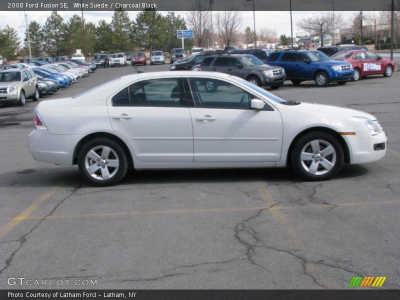 White Suede / Charcoal Black 2008 Ford Fusion SE