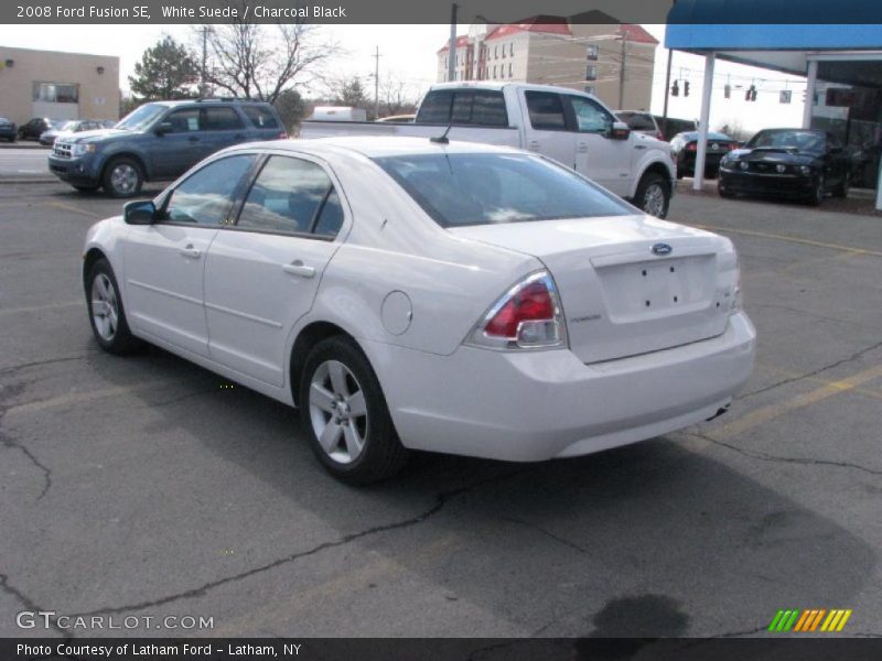 White Suede / Charcoal Black 2008 Ford Fusion SE