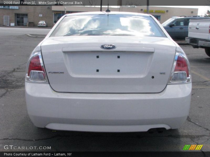 White Suede / Charcoal Black 2008 Ford Fusion SE