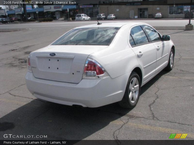 White Suede / Charcoal Black 2008 Ford Fusion SE