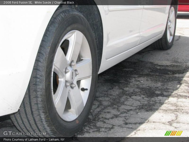 White Suede / Charcoal Black 2008 Ford Fusion SE