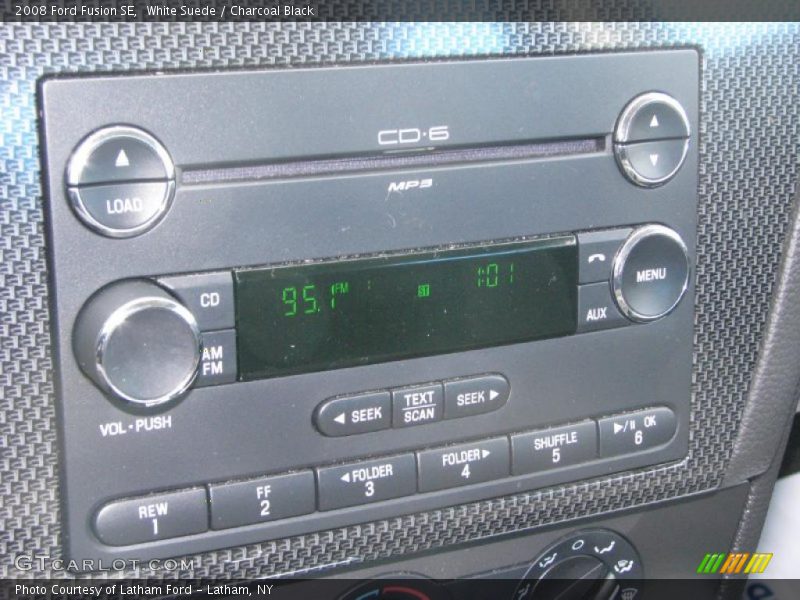 White Suede / Charcoal Black 2008 Ford Fusion SE