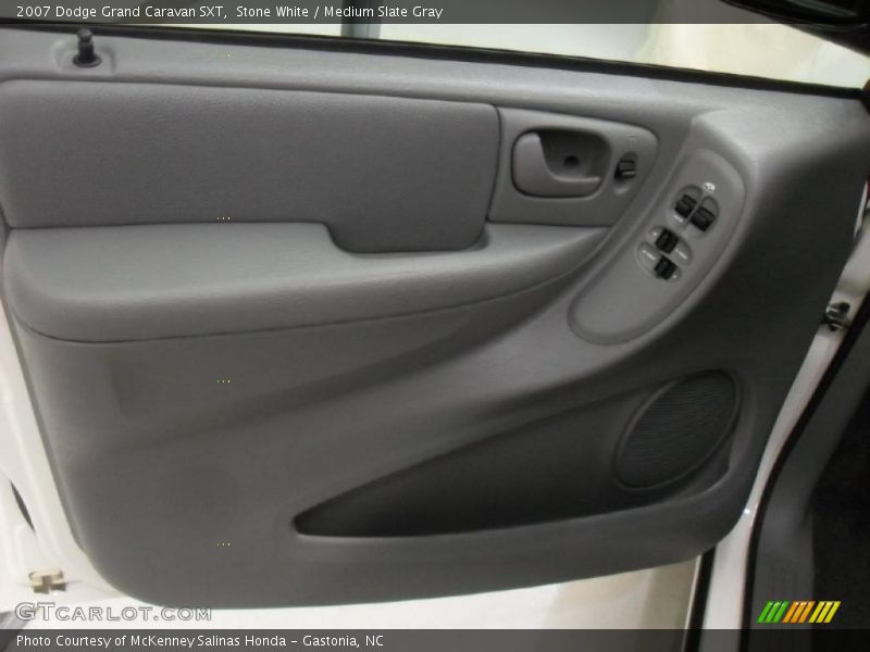 Stone White / Medium Slate Gray 2007 Dodge Grand Caravan SXT