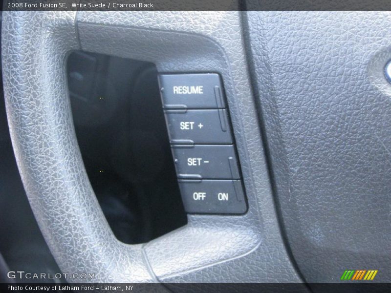 White Suede / Charcoal Black 2008 Ford Fusion SE