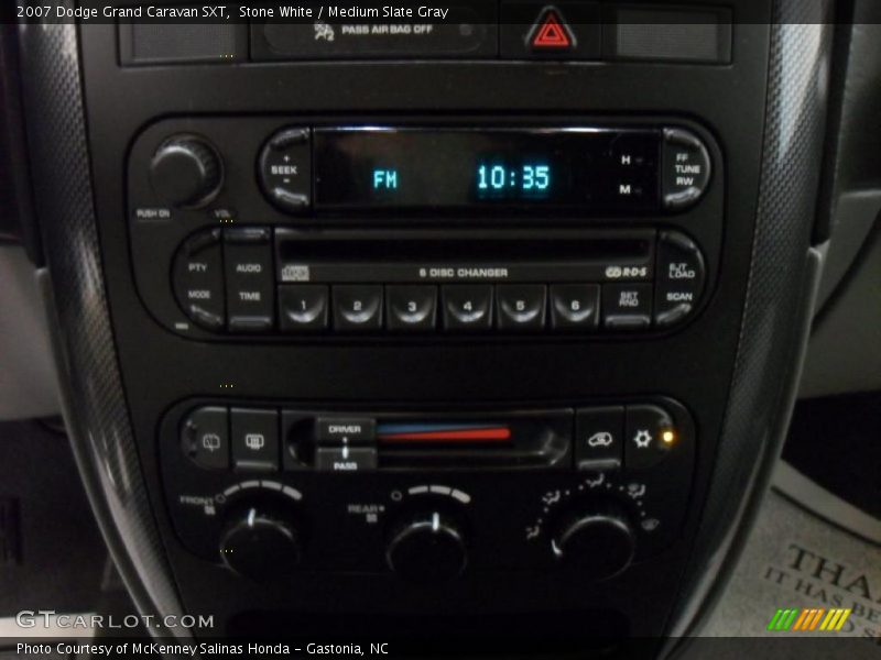Stone White / Medium Slate Gray 2007 Dodge Grand Caravan SXT