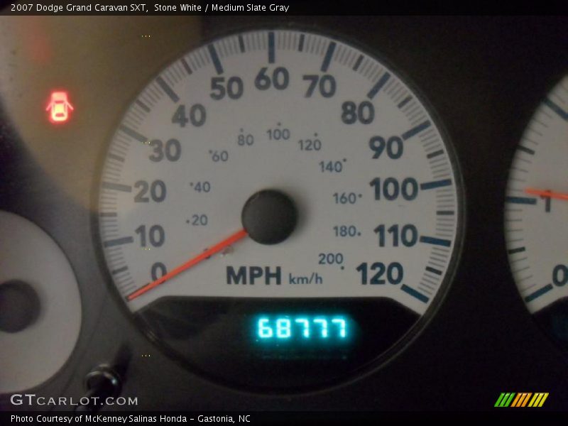 Stone White / Medium Slate Gray 2007 Dodge Grand Caravan SXT
