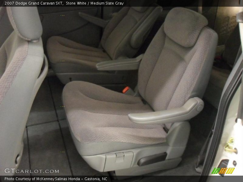 Stone White / Medium Slate Gray 2007 Dodge Grand Caravan SXT