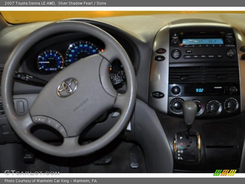 Silver Shadow Pearl / Stone 2007 Toyota Sienna LE AWD