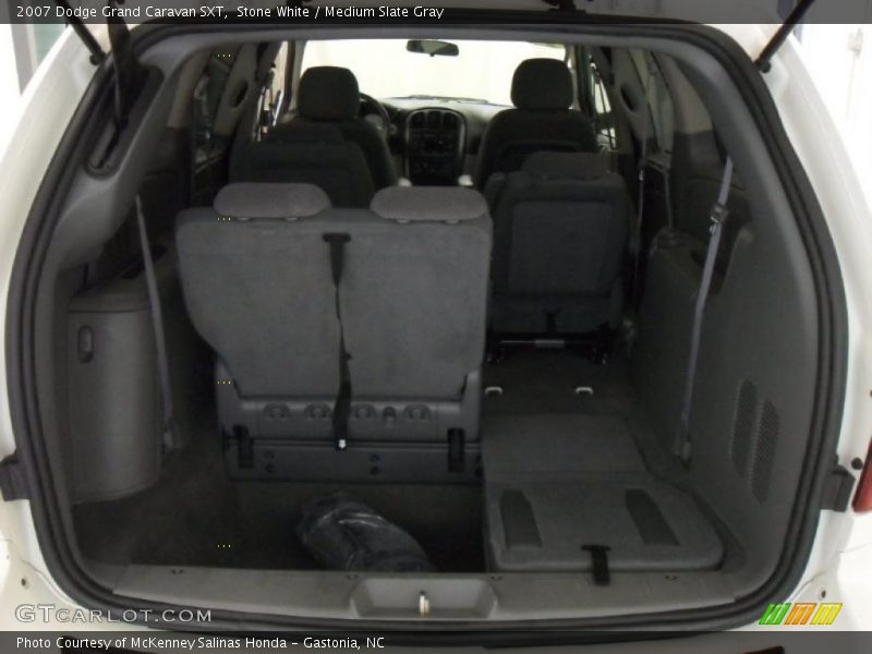 Stone White / Medium Slate Gray 2007 Dodge Grand Caravan SXT