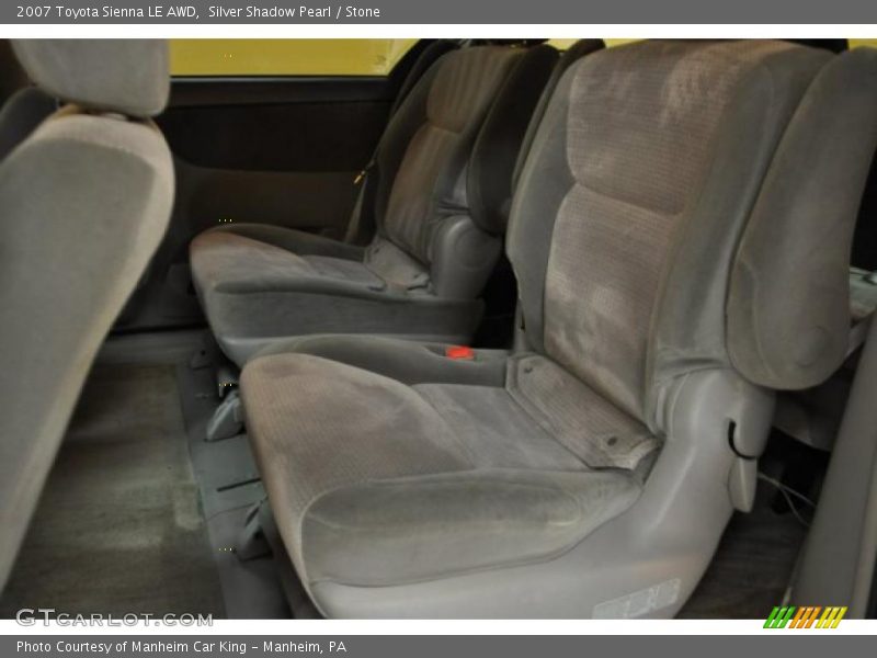 Silver Shadow Pearl / Stone 2007 Toyota Sienna LE AWD