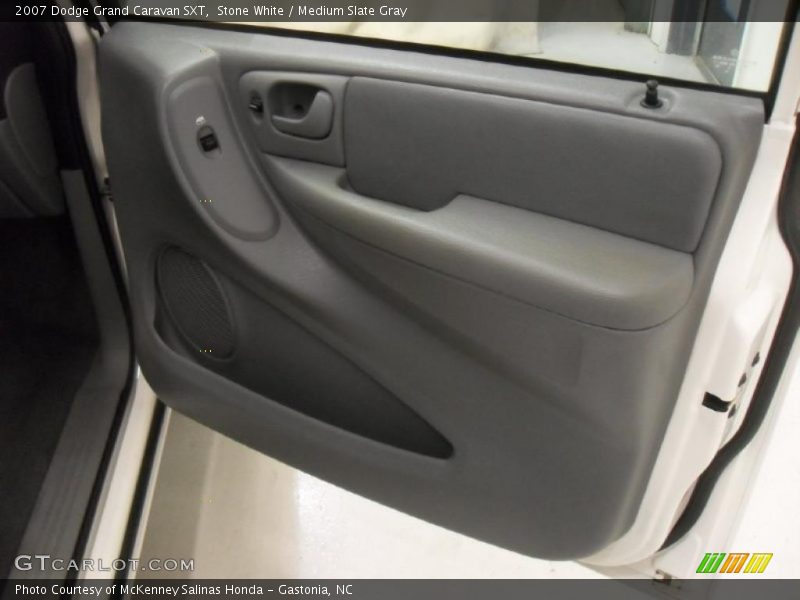 Stone White / Medium Slate Gray 2007 Dodge Grand Caravan SXT