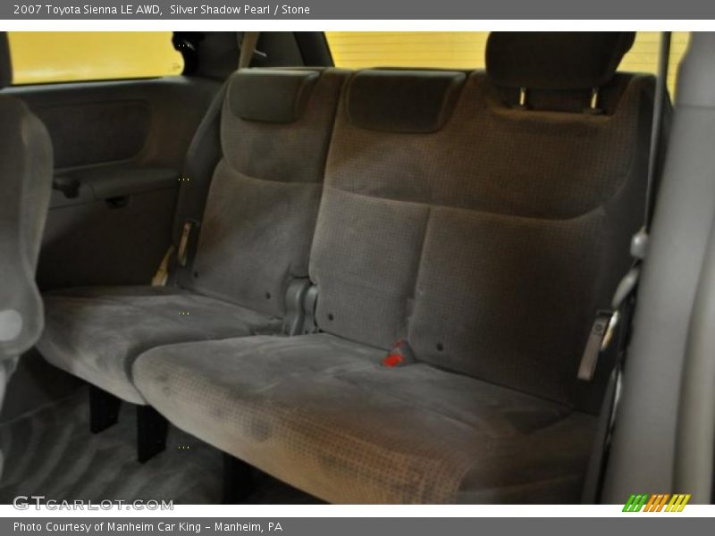 Silver Shadow Pearl / Stone 2007 Toyota Sienna LE AWD