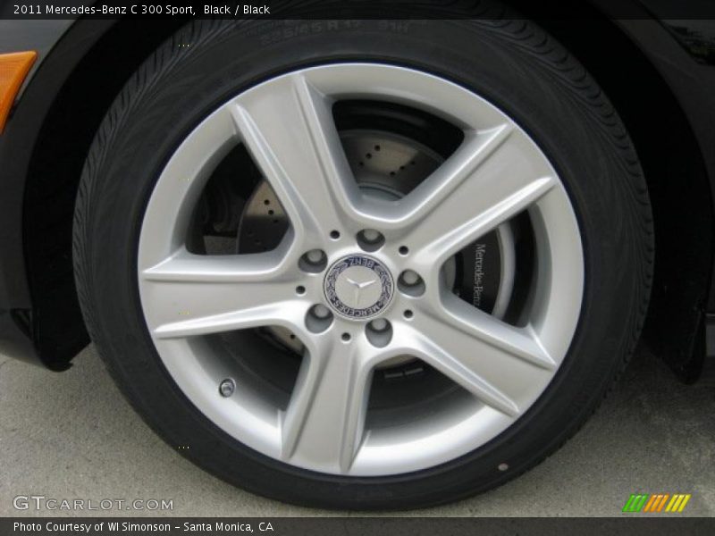 Black / Black 2011 Mercedes-Benz C 300 Sport