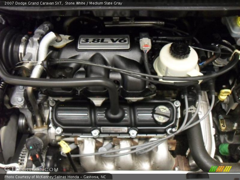 Stone White / Medium Slate Gray 2007 Dodge Grand Caravan SXT