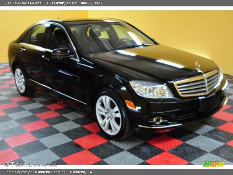 Black / Black 2010 Mercedes-Benz C 300 Luxury 4Matic