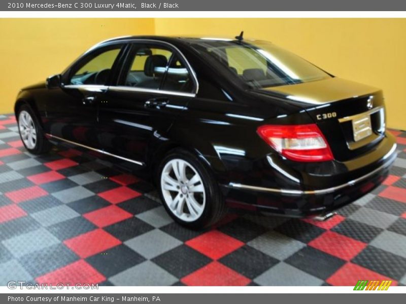 Black / Black 2010 Mercedes-Benz C 300 Luxury 4Matic