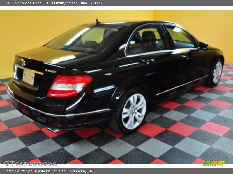 Black / Black 2010 Mercedes-Benz C 300 Luxury 4Matic