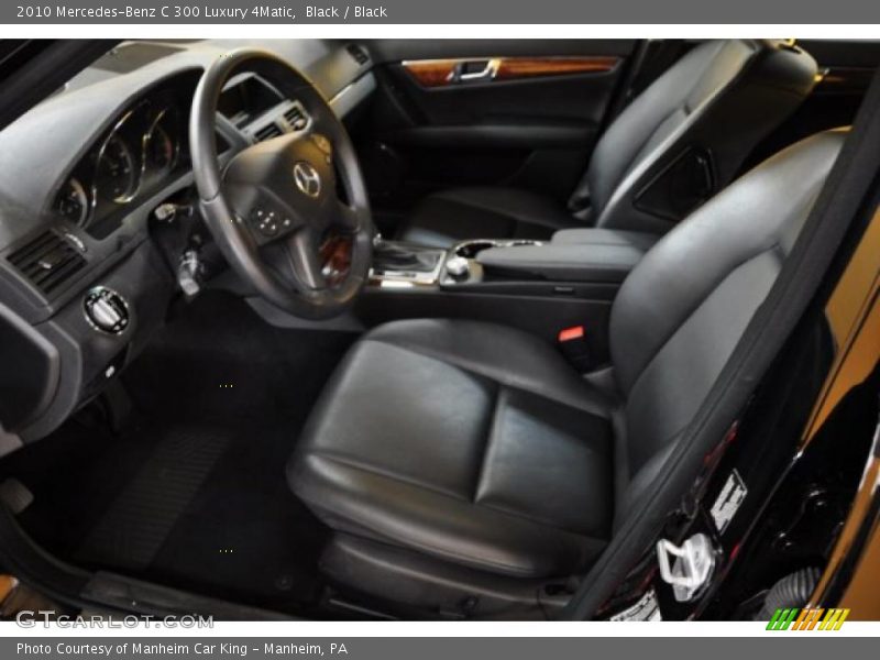 Black / Black 2010 Mercedes-Benz C 300 Luxury 4Matic