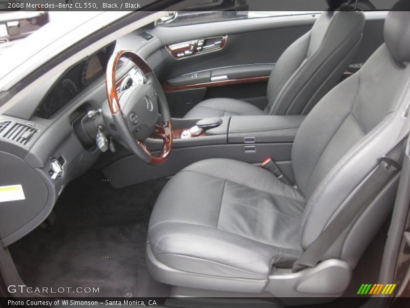  2008 CL 550 Black Interior