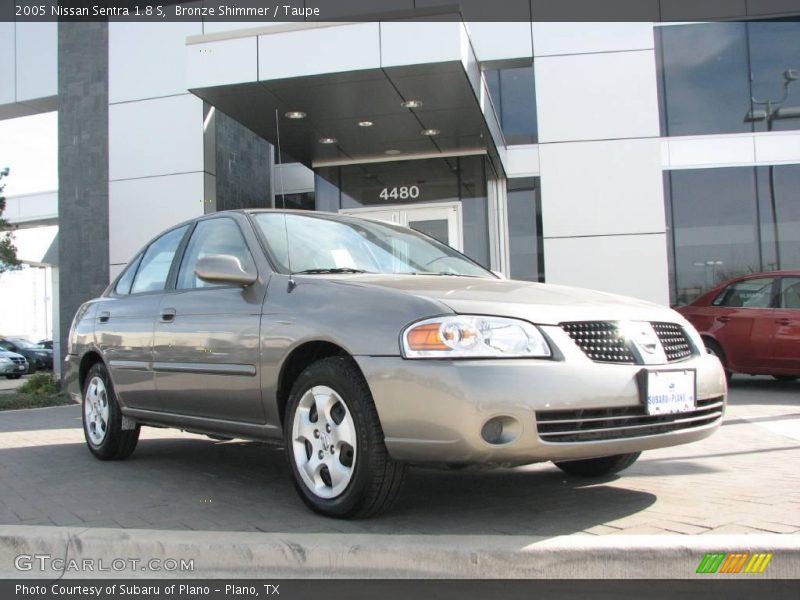 Bronze Shimmer / Taupe 2005 Nissan Sentra 1.8 S