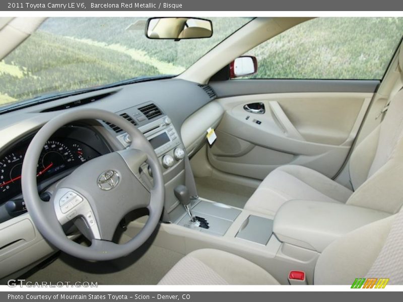 Barcelona Red Metallic / Bisque 2011 Toyota Camry LE V6