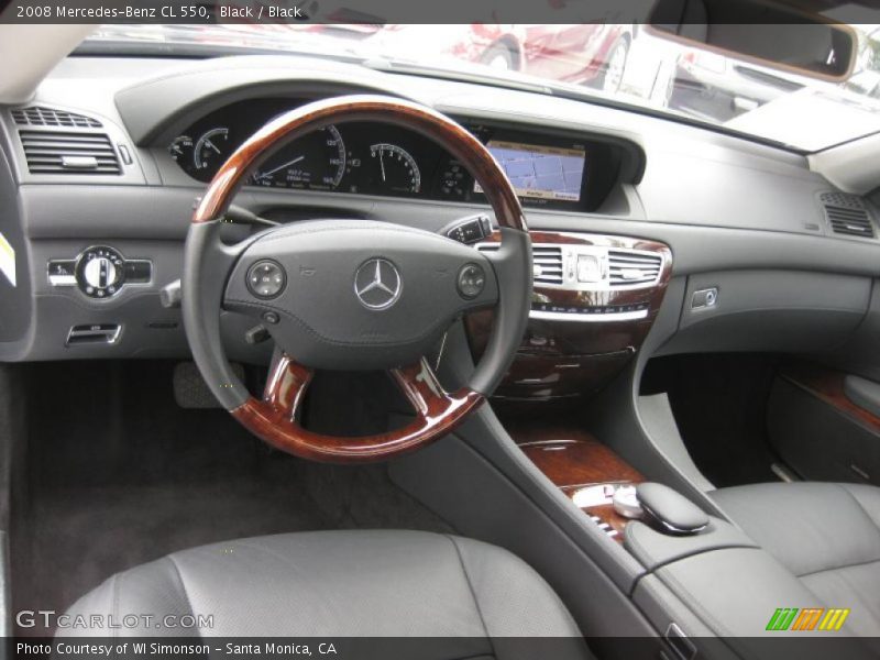 Dashboard of 2008 CL 550