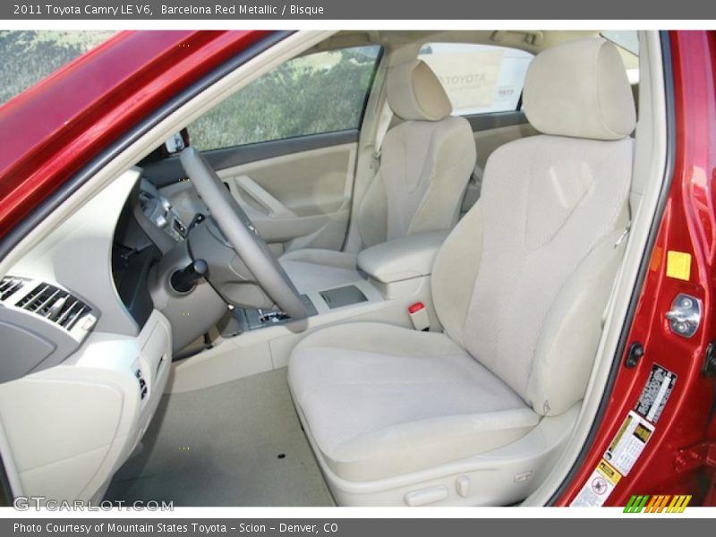 Barcelona Red Metallic / Bisque 2011 Toyota Camry LE V6