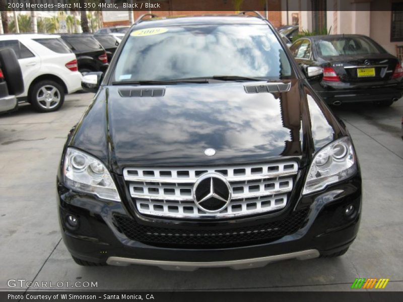 Black / Black 2009 Mercedes-Benz ML 350 4Matic