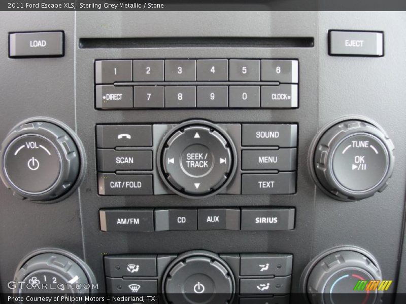 Controls of 2011 Escape XLS