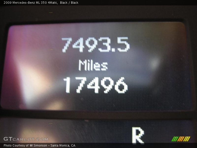 Black / Black 2009 Mercedes-Benz ML 350 4Matic