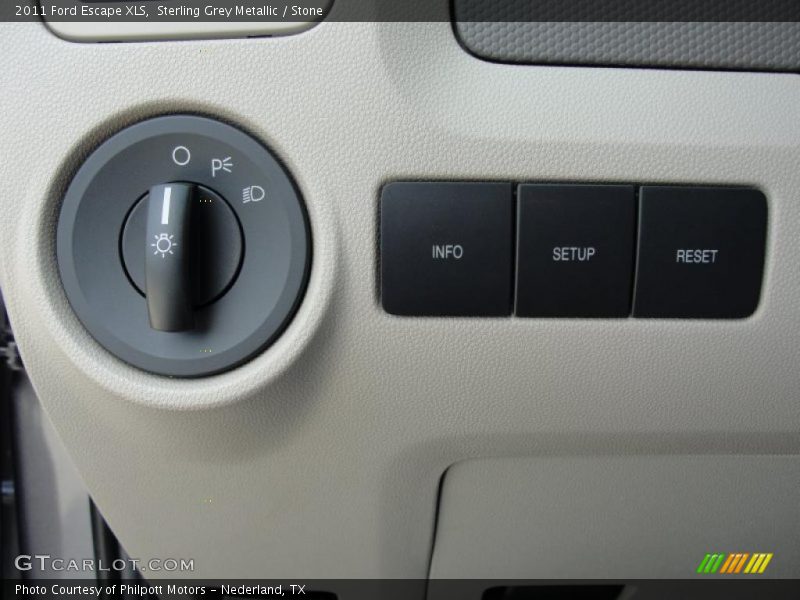 Controls of 2011 Escape XLS
