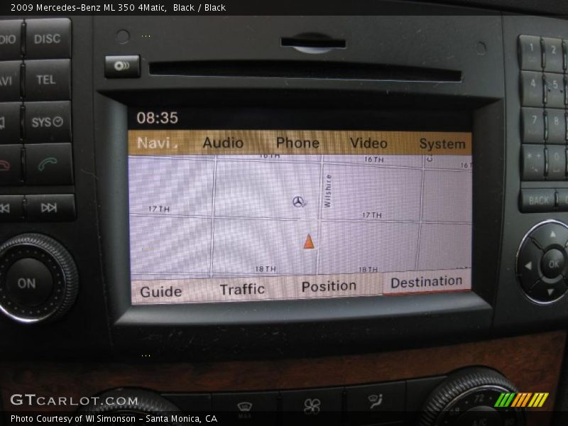 Black / Black 2009 Mercedes-Benz ML 350 4Matic