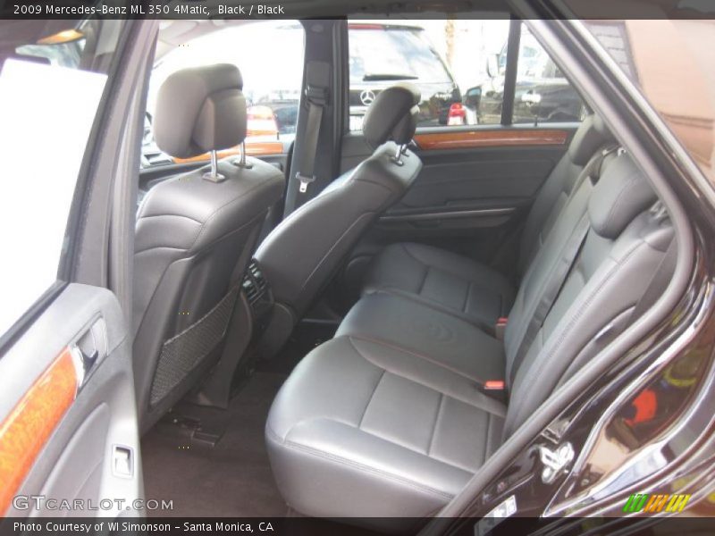 Black / Black 2009 Mercedes-Benz ML 350 4Matic