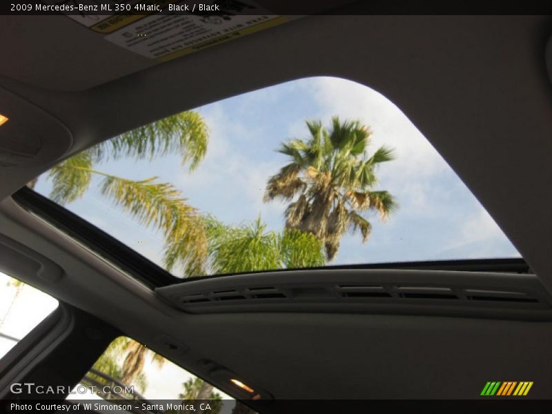 Black / Black 2009 Mercedes-Benz ML 350 4Matic