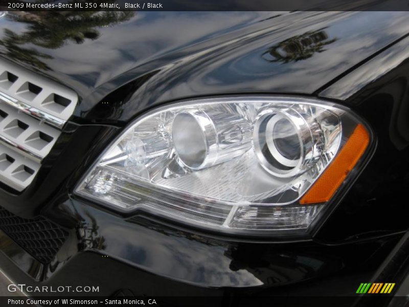 Black / Black 2009 Mercedes-Benz ML 350 4Matic