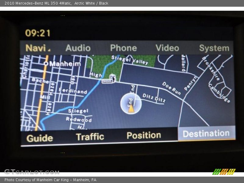 Arctic White / Black 2010 Mercedes-Benz ML 350 4Matic