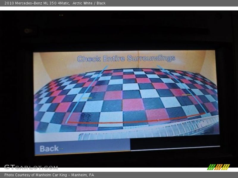 Arctic White / Black 2010 Mercedes-Benz ML 350 4Matic