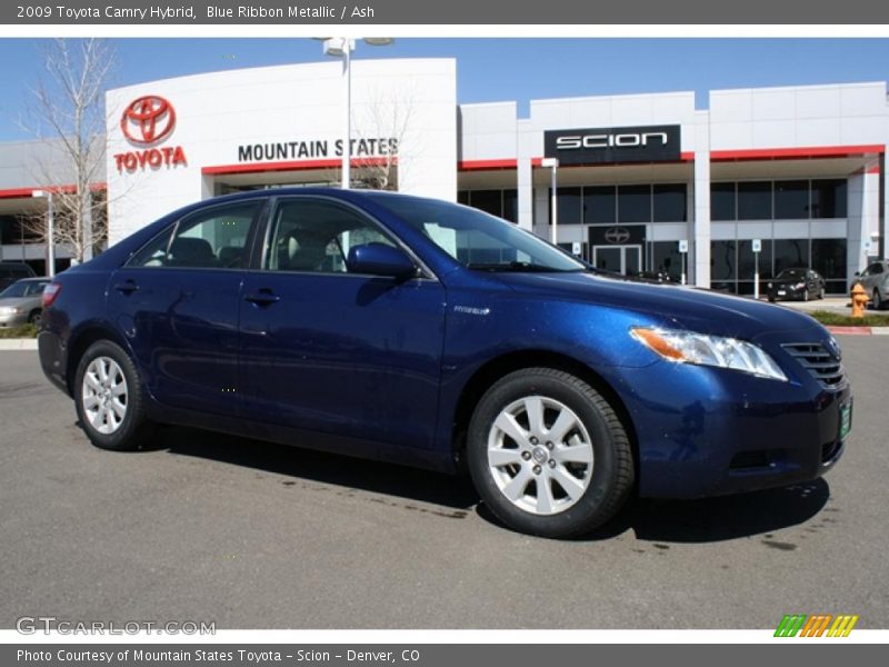 Blue Ribbon Metallic / Ash 2009 Toyota Camry Hybrid