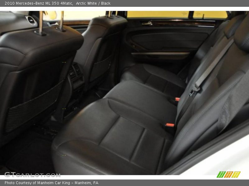 Arctic White / Black 2010 Mercedes-Benz ML 350 4Matic