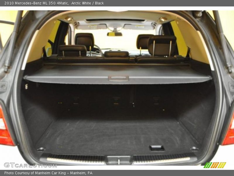 Arctic White / Black 2010 Mercedes-Benz ML 350 4Matic