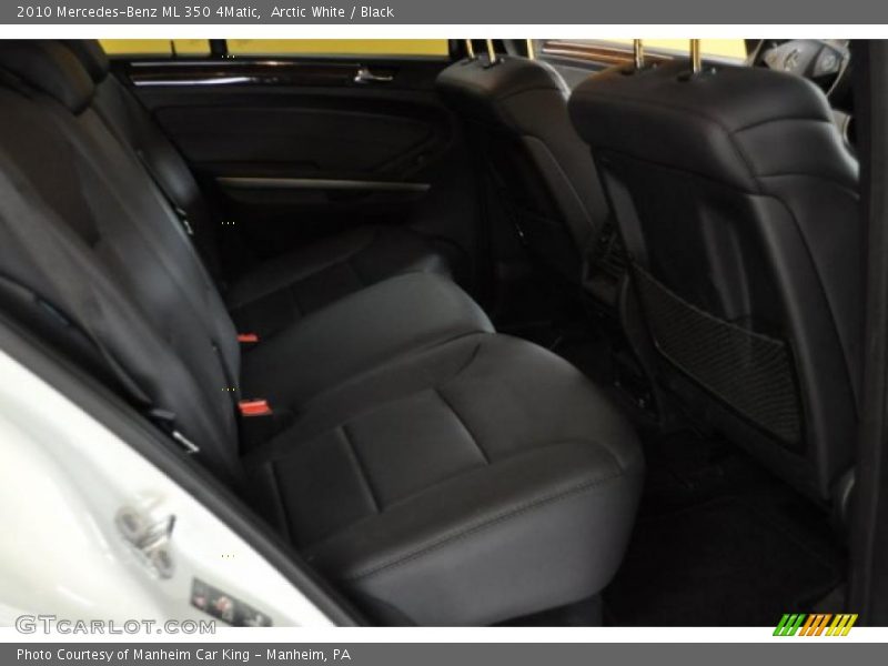 Arctic White / Black 2010 Mercedes-Benz ML 350 4Matic